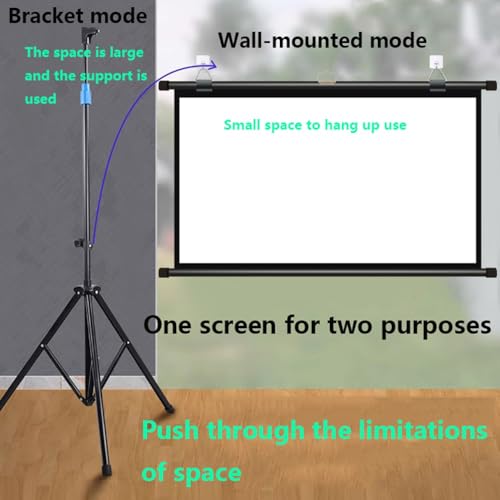 Pantalla portátil para proyector, 72 pulgadas, 16:9 miniatura 5
