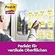 Post-it Super Sticky Notes Kanariengelb, Packung mit 6 Blöcken, 90 Blatt pro Block, 76 mm x 76 mm, Farbe: Gelb - Extra-stark klebende Notizzettel für Notizen, To-Do-Listen und Erinnerungen
