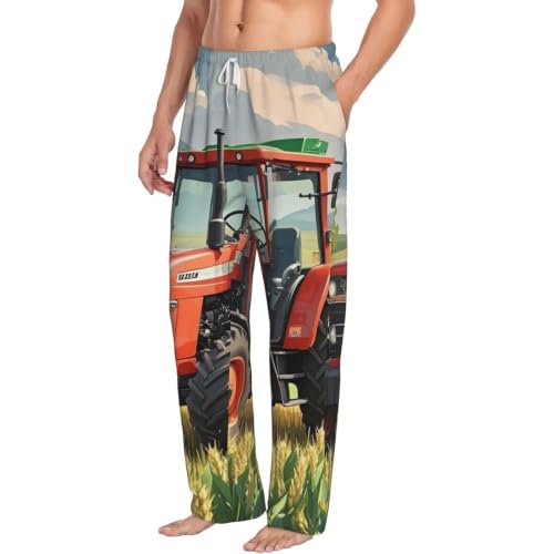 Pantalon pyjama tracteur homme avec poches résout manque de confort