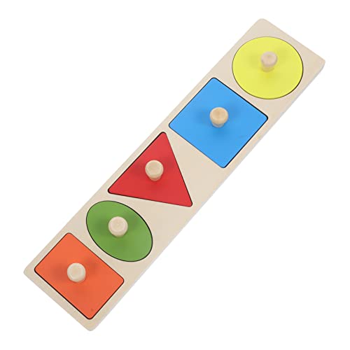 Toddmomy 2 Sets Geometric Panels Kid Puzzle Baby Toy Toys For Kids Girls Wooden Peg Puzzle Geometric Shape Sorting Toy Puzzles With Knobs Wooden Shapes Puzzles Infant Puzzles Baby Puzzles #TOP2