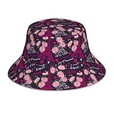 Design réfléchissant : doté de bandes réfléchissantes le long du bord, ce chapeau rose à fleurs de la Tour Eiffel améliore la visibilité et la sécurité pendant les activités de plein air dans des conditions de faible luminosité, ce qui en fait un choix pour un chapeau de plage pour homme et femme