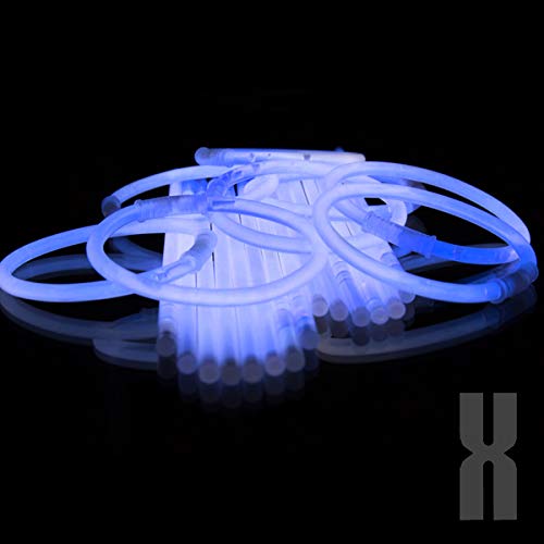 Knixs, 100 bastoncini fluo.100 connettori 3D 1,6