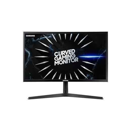 Samsung Monitor Curvo Gaming C24RG52FZR de 24'' Full HD (1920x1080, 4ms, 144 Hz, FreeSync, Flicker-Free, LED, VA, 16:9, 3000:1, 1800R, 250 CD/m², 178°, HDMI, Base en V) Negro