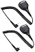 2 Pack Speaker Mic with Reinforced Cable for Motorola Radios BPR40 CP200D CP200 CP200XLS CP185 CLS1410 CLS1110 DTR410 PR400 RDU4100 RDU4160D RMU2040 RMU2080D RMU2080 CLS DTR RDU, Shoulder Microphone