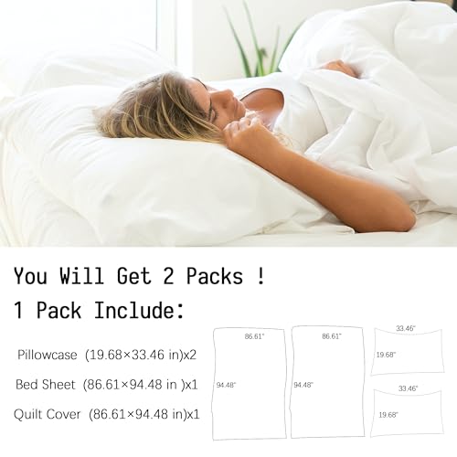 Nanaborn LKS620 Disposable Bed Sheets For Travel 2 Pack Hotel Portable Bedspread Set thumb #4