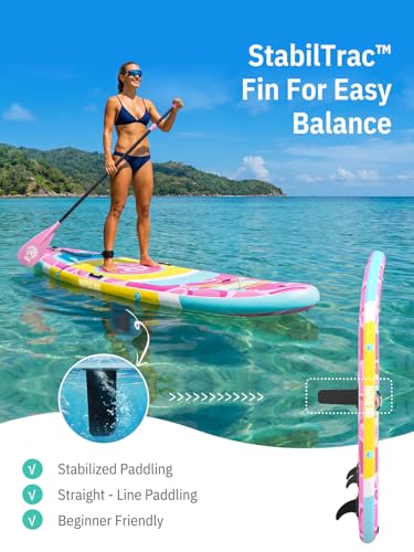Image of Niphean 10' Inflatable Paddle Board, Ultra-Light SUP for Beginners