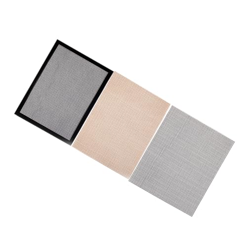 MOTHNUR 3 pièces Tapis de Grill Barbecue Fibre de Antiadhésif et Réutilisable Protection pour Plaque de Cuisson Adapté Aux Grills et Fours Nettoyage Facile et