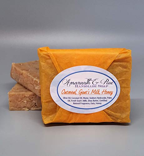 Oatmeal & Honey Goat's Milk Soap And Lotion Set | Amaranth & Rue #TOP2