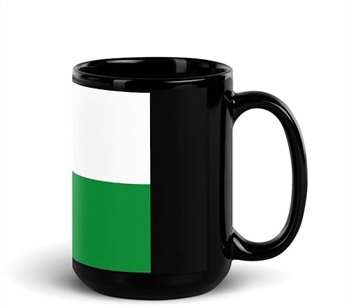 Miniatura 2 de Bandera de Ocaña Norte de Santander - Taza de café de cerámica negra