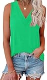 EyMuse Women's V-Neck Sleeveless Top for Summer Tank Tops T Shirts Trendy Clothes...