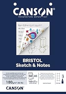 Canson Bristol Sketch & Notes Block A5