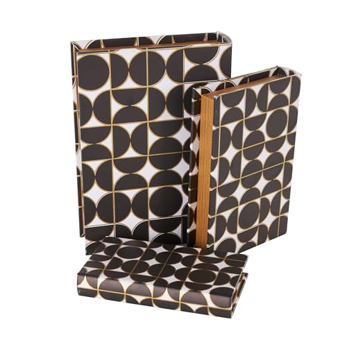 Modern Black Faux Leather Box Set