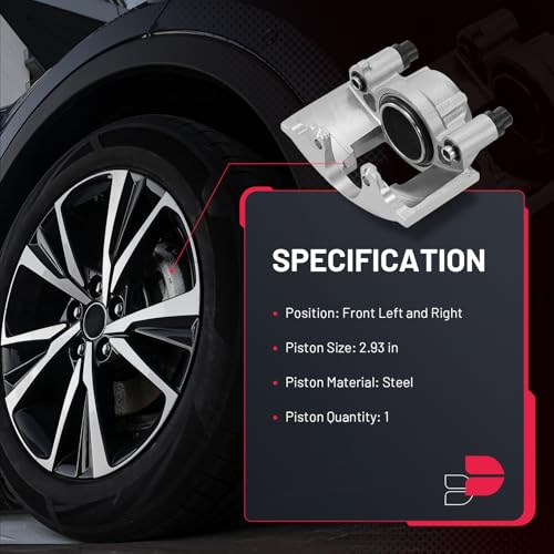 Image of BDFHYK 2pcs Front Disc Brake Caliper Compatible with Cadillac DeVille /Escalade 1992-2000,Compatible with Chevrolet C1500 /C2500, Compatible with GMC C1500 /Savana 2500 1988-2002