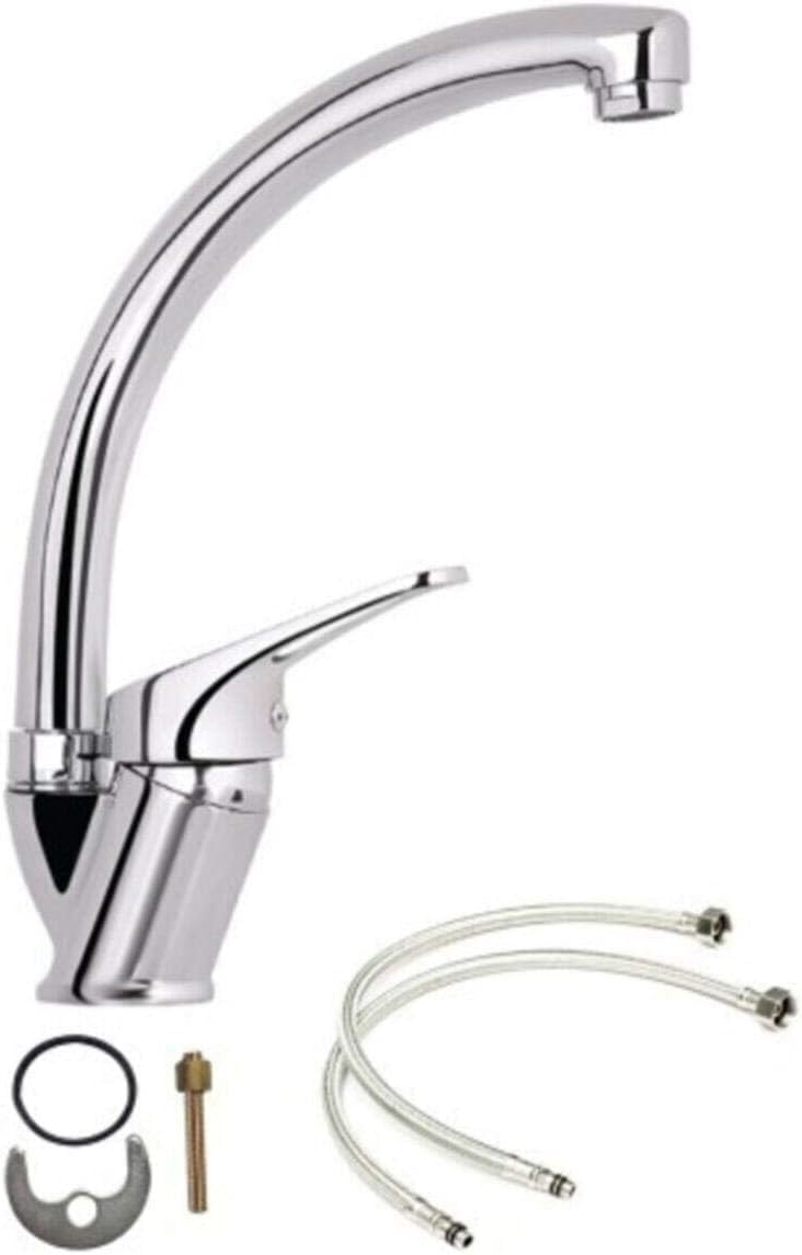 MADNOVA Kuğu Tipi Mutfak ve Lavabo Bataryası ve Banyo Bataryası (MUTFAK BATARYASI 103)