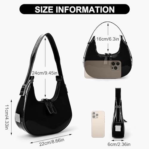 Image of Juoxeepy Ita Bag Cute Bow Purse Aesthetic Japanese Shoulder Bag Faux Leather Tote Bag Y2k Red Handbag Purse