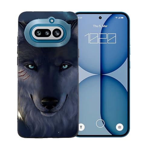 LCEHTOGYE �K�p Nothing Phone 4A�p�P�[�X�A�K�p Nothing Phone 4A (6,78")�ƌ݊����̂��钴���^�u���b�N�\�t�gTPU�V���R���Q���P�[�X�ی�J�o�[ - BST12