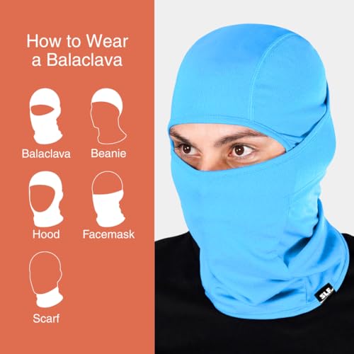 Image of SLEEFS Balaclava Face Mask Men & Women - Loose Fit, Breathable Ski Mask Shiesty for Football, Cycling - All Weather Use