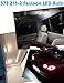 DC12V-24V 212-2 Led Bulb, 6000k White 578 211-2 41mm 42mm 1.65in Festoon LED Dome Light Bulbs, 300LM Super Bright 578 LED Blub for Car Truck Interior Dome Map Door License Plate Courtesy Lights 2pack