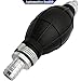 Automotive-leader 14mm Rubber Fuel Transfer Vacuum Fuel Line Hand Primer Pump Bulb Type Black Bulb Type for Marine Boat Accessories Pump Bulb All Fuels