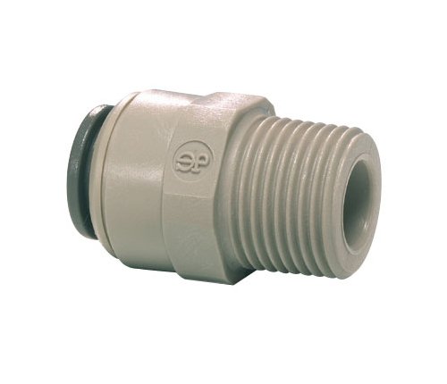 John Guest PI011222S Male Connector NPTF - 3/8 x 1/4 NPTF