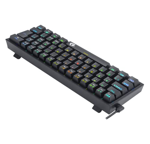 Redragon TECLADO MECANICO GAMER FIZZ RGB PRETO SWITCH AZUL glide