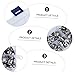 SOLUSTRE 180pcs Hollow Fisheye Gasket Stainless Steel Countersunk Washers for DIY Projects Industrial Equipment and Home Crafting