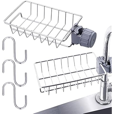 MUEEAD Stainless Steel Faucet Storage Rack Cover