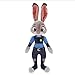 Giocattoli di peluche giocattoli per bambini film peluche giocattolo carino zootopia coniglio judy hopps peluche giocattoli bambola morbida farcito animali giocattoli regalo per bambini Dirgee