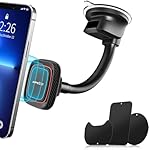 Car-Phone-Holder-Mount-with-6-Strong-Magnets-Windshield-Phone-Magnetic-Holder-Suction-Cup-Phone-Holder-for-Car-Dashboard-Magnet-Holder-Fit-Most-SmartphonesMini-Tablets-Large-and-Heavy-Devices