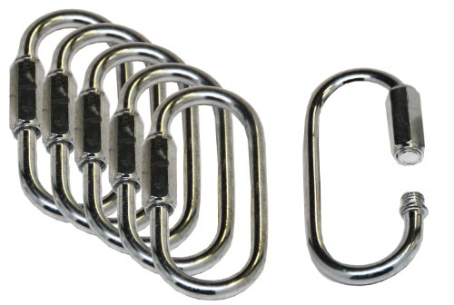 Swing Set Quicl Link Spring Clip, Snap Hook, Swing Set Hardware Porch Parachute Clip Play Set Jungle Gym Ny-Glide Connector Playground in Backyard (3-Pair)