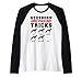 Stubborn Greyhound Dog Tricks - Drôle Têtu Chien Manche Raglan
