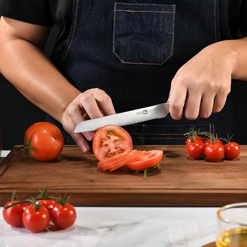 Klaus Meyer Stahl High Carbon Exclusive German Steel 6 Inch Utility Serrated Knife thumb #4