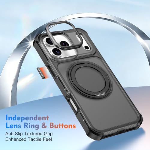 Coque iPhone 12 Pro Max anti-chute avec support béquille orange - 4