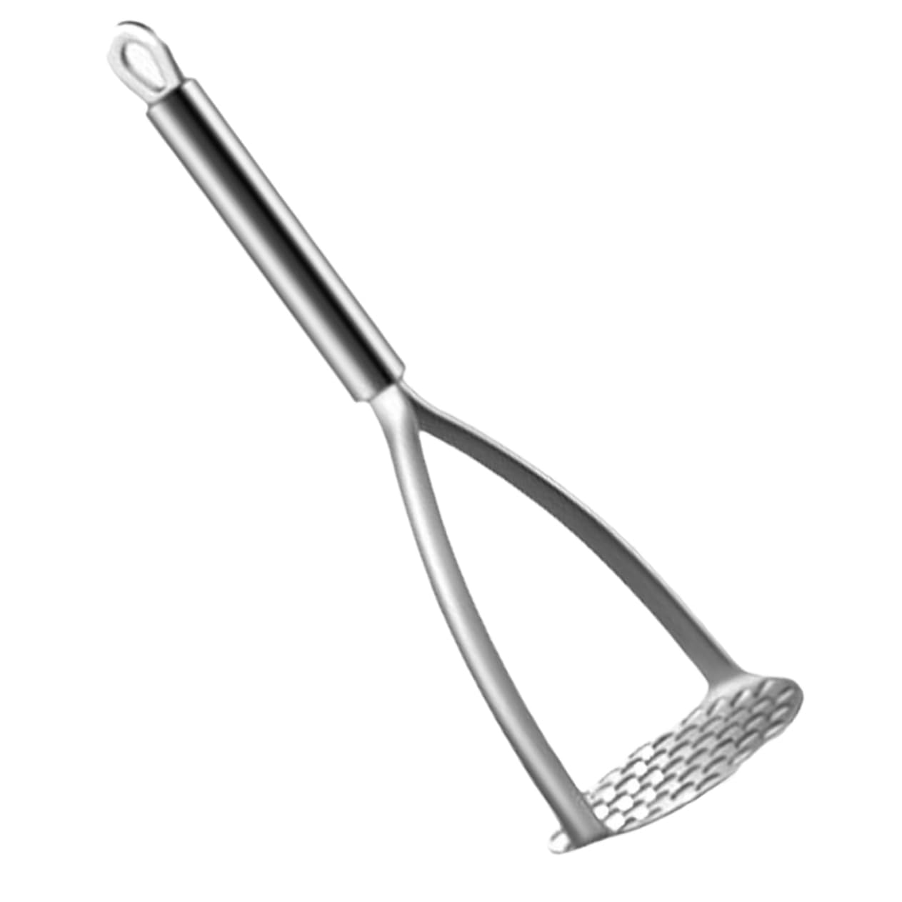 Alipis Stainless Steel Potato Masher Kitchen Tool Food Press for Easy Mashing of Potatoes Vegetables Fruits for Home Cooking and Restaurants