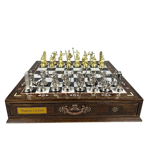 Set de Ajedrez de Mitología Griega con Almacenaje, 15 Pulg miniatura 2