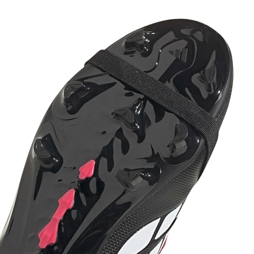 adidas Unisex League Fold-Over Tongue Firm Ground Footb, Black/White/Lucid Red, 4 - image 8