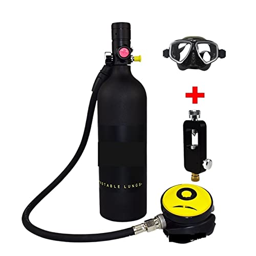 Bouteille d'oxygène eau amateur de plongée 1L compacte avec respirateur étanche - 2