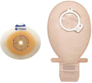 COLOPLAST Ostomy Pouch SenSura Two-Piece System 1-3/4 Inch Stoma Opening Closed End #10155, Box of 30