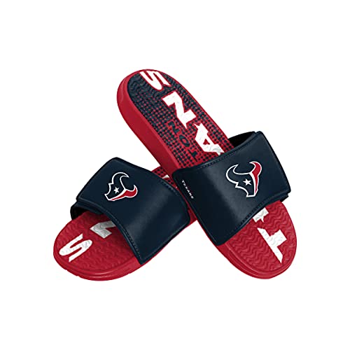 Image of FOCO New Orleans Saints NFL Mens Gradient Wordmark Gel Slide