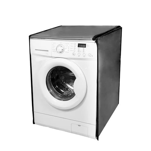 Classic® Front Load Washing Machine Cover Suitable for LG 7 Kg, 7.5 Kg, 8 Kg, 8.5 Kg, 9 Kg, Waterproof & Dustproof (60cmsX60cmsX81cms, Grey)