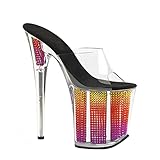 Cette sandale sexy à talons hauts repose sur la tendance et vous apporte une apparence à talons à talon, plus de confiance et plus de louanges ..