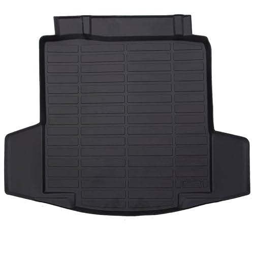 Wailtnb-All Weather Cargo Liner for Chevy Malibu 2016-2025 Custom Fit Car Trunk Mat Waterproof Easy to Clean TPE Cargo Mat Chevrolet Malibu 2016-2025 Accessories Black