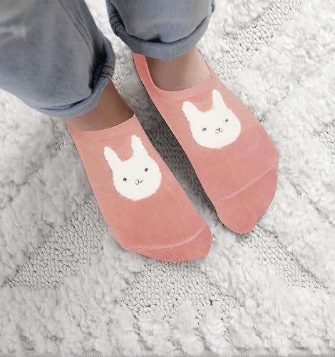 Image of Violet Mist Women's No Show Socks - Low Cut, Invisible, Non Slip Footies - Flat Boat Socks