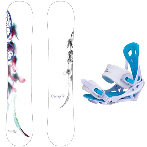 New Camp Seven Dreamcatcher Snowboard +Mystic Bindings Women's Snowboard Package (147 cm)