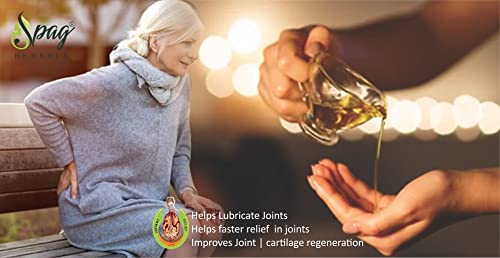 Spag Herbals instant Pain Relief oil Kerala Ayurveda for cramps, period pain, Dry & Cracked Heel knee, joints, muscles, back, arthritis, menstrual Pain oil 100ml 4