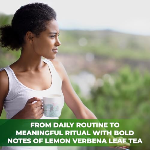 Image of 1.8 oz. Lemon Verbena Herbal Tea (Aloysia Citrodora) - 51g Dried Lemon Verbena Herb Tea Cedron