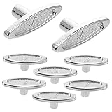 KONTONTY Aufziehschlüssel Für Spieluhr Metall Wickler Schlüsselersatz 20mm Selbstgemacht Musikmechanismus Zubehör Silber