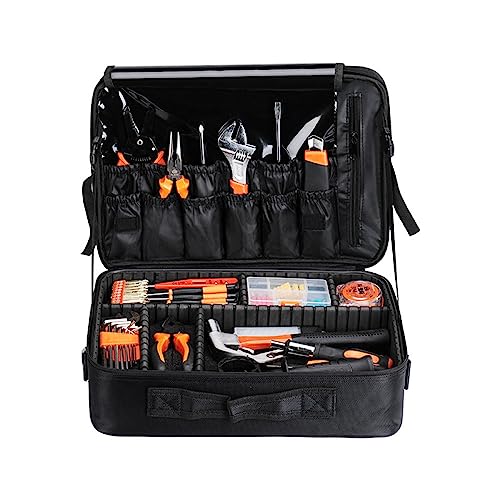 Tool Bag Multi Pocket Outdoor Suitcase Bags Portable Oxford Cloth Organizer Bag,26x23x10cm