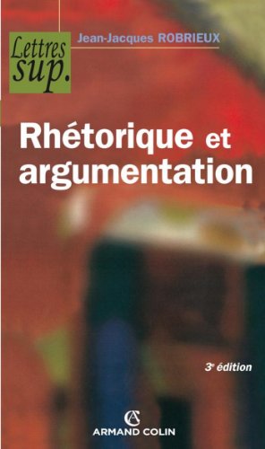 Télécharger Rhétorique et argumentation (Hors Collection) Livre PDF Gratuit