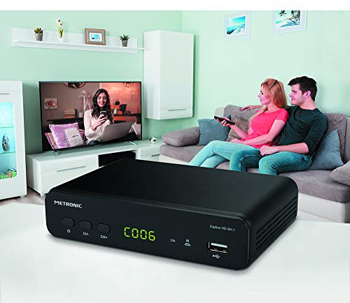 Décodeur TNT DVB-T2 compact Metronic avec sorties HDMI et audio SPDIF - 3